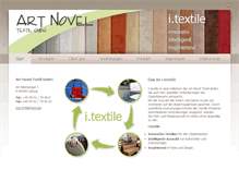 Tablet Screenshot of i.textile.art-novel.com